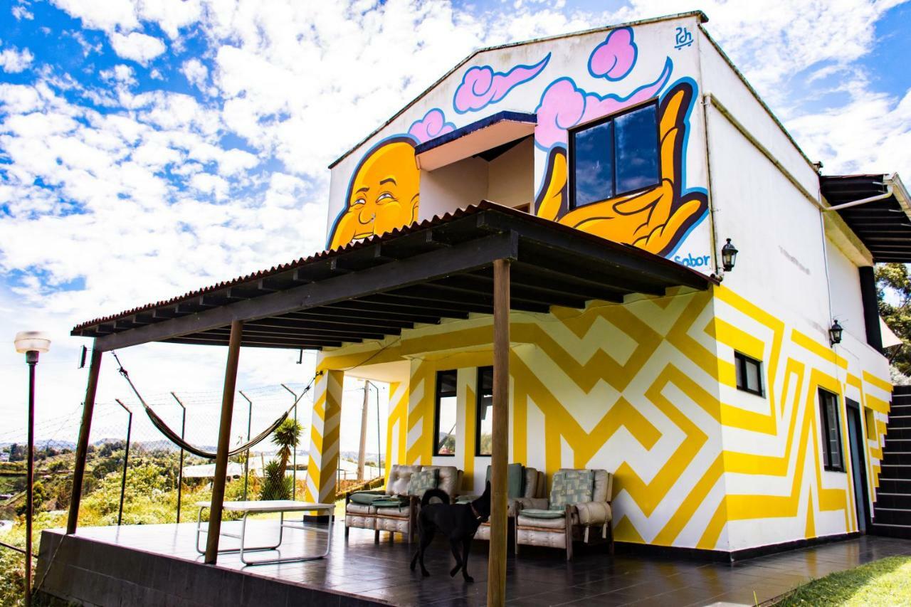 Happy Buddha Hostel & Lodge Guatape Ngoại thất bức ảnh